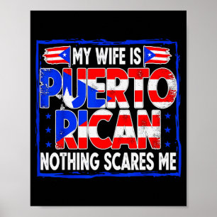 Meine Frau ist puerto-ricanerin Nichts Es Mich Fun Poster