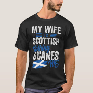 Meine Frau ist schottisch Schottland Heritage Root T-Shirt