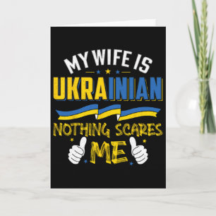 Meine Frau ist ukrainisch Ukraine Wurzeln Stolz Fl Karte