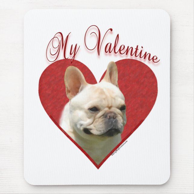 Meine Frenchie Valentine Mousepad (Vorne)