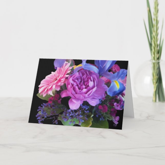 Meine Freunde Bouquet Cards Karte (Vorderseite)