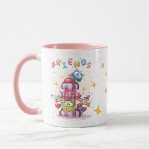 Meine Freunde und ich sind verrückt Tasse