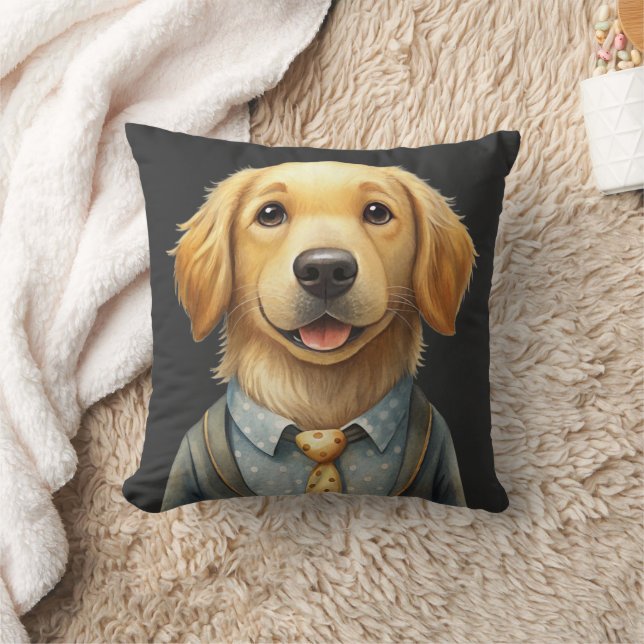 Meine Freundin des Golden Retriever Kissen (Decke)