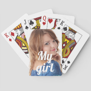 Meine Freundin Freundin Ehefrau Foto Spielkarten