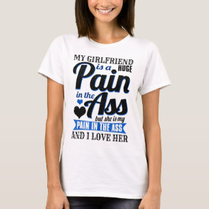 Meine Freundin hat große Schmerzen, die ich ihr L T-Shirt