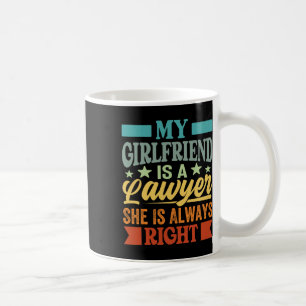 Meine Freundin ist Anwältin, von der sie weiß, das Kaffeetasse