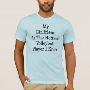 Meine Freundin ist der heißeste Volleyball-Spiele T-Shirt