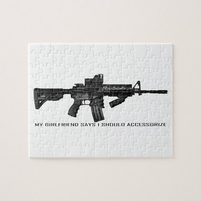 Meine Freundin sagt, dass ich AR15 ausstatten (Horizontal)