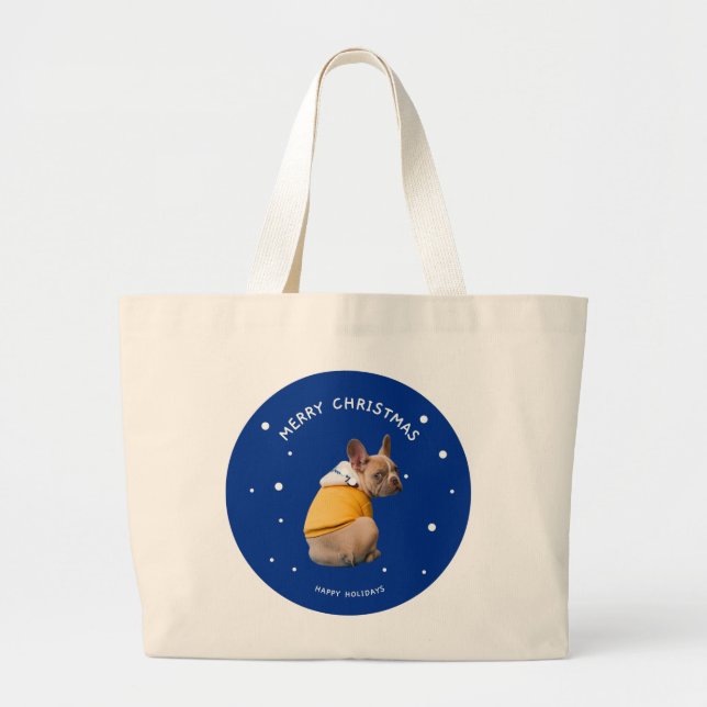 Meine frohe Weihnachts-Tote-Tasche Jumbo Stoffbeutel (Vorne)