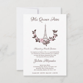 Meine Fünfzehn Jahre Blumen Diseño Paris
