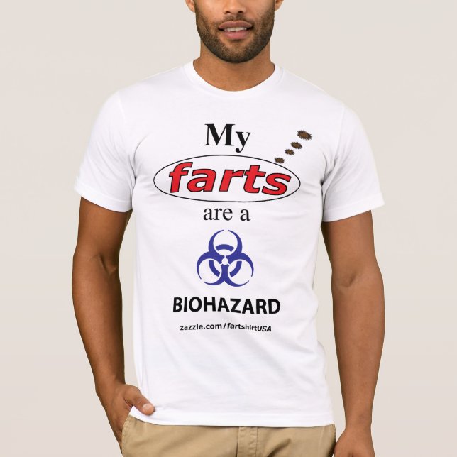 Meine Furzen sind eine BIOGEFÄHRDUNG T-Shirt (Vorderseite)