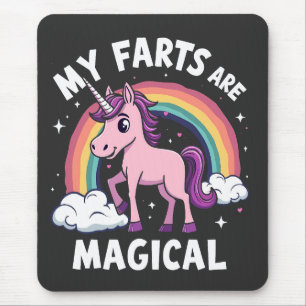 Meine Furzen sind zauberhafter, sonniger Regenboge Mousepad