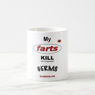 Meine Furzen TÖTUNGS-Mikroben. (TASSE) Kaffeetasse