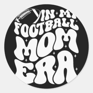 Meine Fußball-Mama Era Ball Liebt Mutter Mama Lif Runder Aufkleber