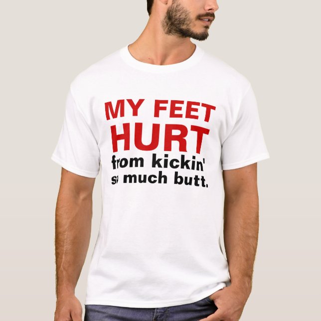 Meine Füße verletzt T-Shirt (Vorderseite)