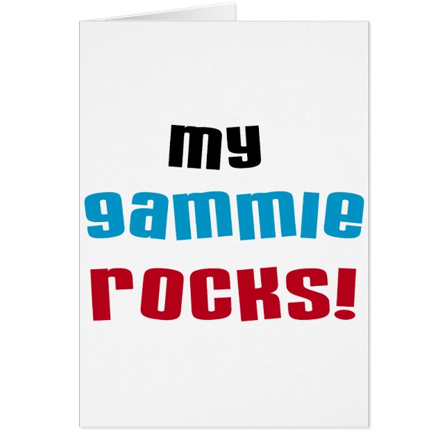 Meine Gammie Rocks T-Shirts und Geschenke (Vorne)