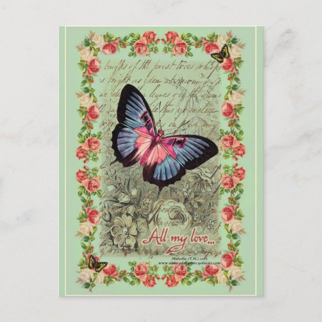 Meine ganze Liebe Postkarte (Vorderseite)