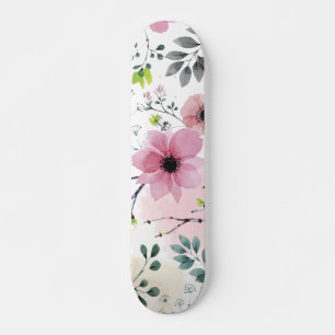 Meine Garden-Blume (Aquarelltechnik) Skateboard