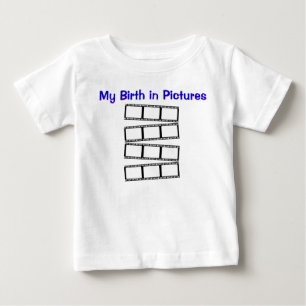 Meine Geburt in Bildern Baby T-shirt