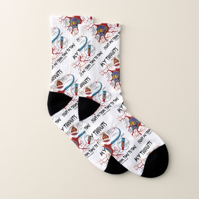 Meine Gedanken entkommen mir von Zeit zu Zeit Neur Socken (Paar)