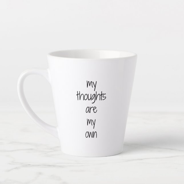 Meine Gedanken Latte Tasse (Links)