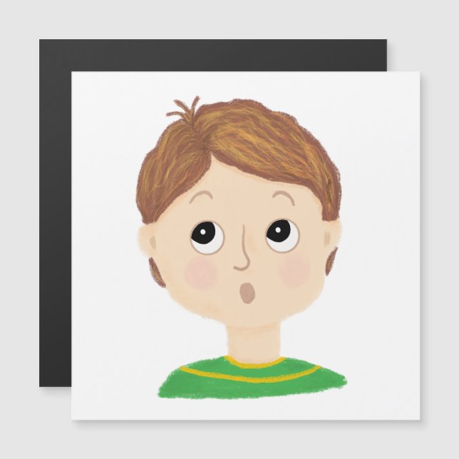 Meine Gefühle Emotionstabelle Magnetkarte (Vorne/Hinten)