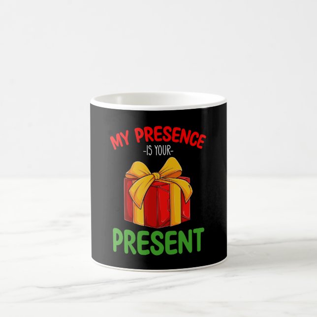 Meine Gegenwart ist dein heutiges Weihnachtsfest Kaffeetasse (Mittel)