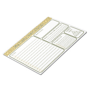 Meine Gehirnspinne zu tun Liste Notizblock