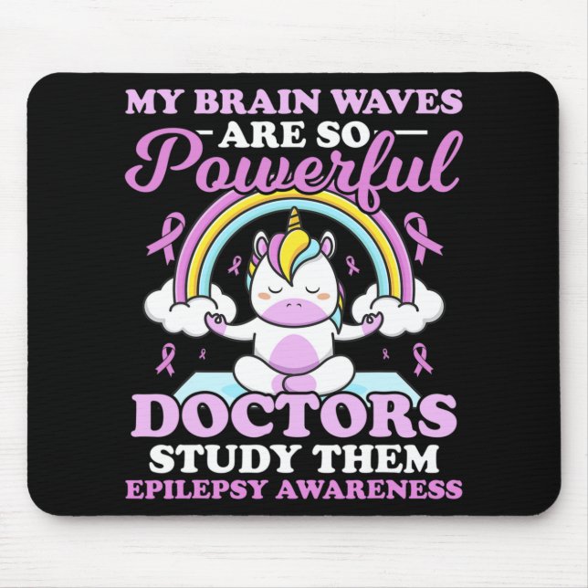 Meine Gehirnwellen sind so mächtige Ärzte, die sie Mousepad (Vorne)