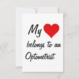Meine gehört einem Optometristen Karte
