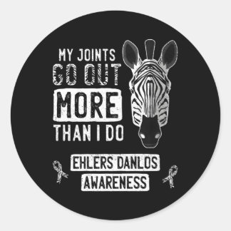 Meine Gelenke gehen aus Ehlers-Danlos Syndrom Eds  Runder Aufkleber