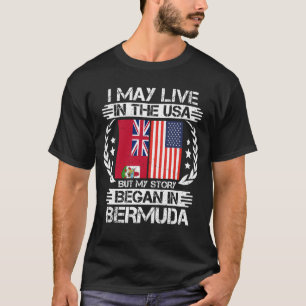 Meine Geschichte begann auf Bermuda T-Shirt