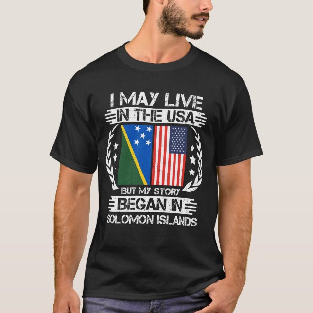 Meine Geschichte begann auf den Salomonen T-Shirt (Vorderseite)
