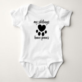 Meine Geschwister haben Pfauen, Schwangerschaftsan Baby Strampler