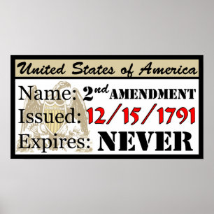 Meine Gewehr-Erlaubnis! Poster