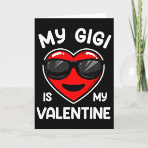 Meine Gigi ist mein Valentinsherz Sungles Junge Mä Karte