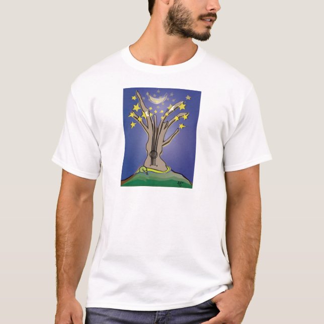 Meine Gitarre war einmal ein Baum (in der Farbe) T-Shirt (Vorderseite)