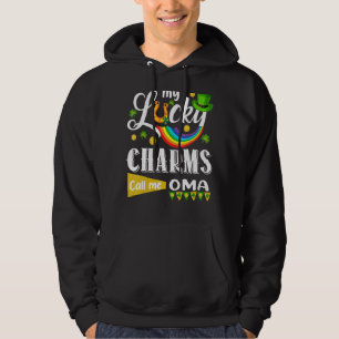 Meine glücklichen Charme nennen mich Oma St Patric Hoodie