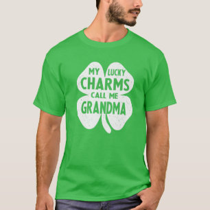 Meine Glücklichen nennen mich Oma Funny St Patrick T-Shirt