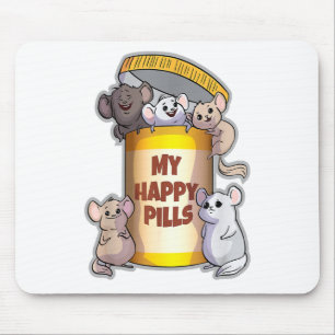 Meine glücklichen Tabletten Mousepad