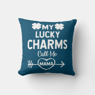 Meine Glücksbringer nennen mich Mama St Patricks D Kissen