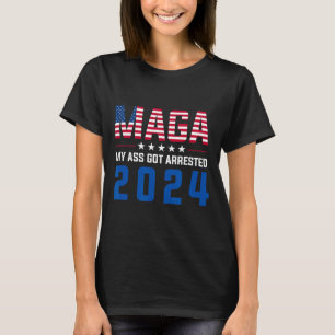 Meine Got Festnahme 2024 Funny Anti-Trump Democrat T-Shirt