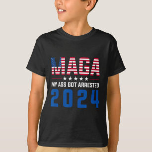 Meine Got Festnahme 2024 Funny Anti-Trump Democrat T-Shirt