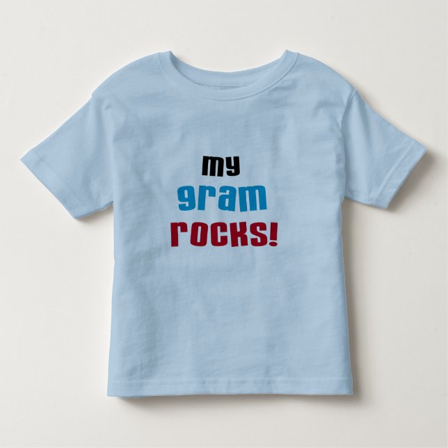 Meine Gram Rocks T - Shirt und Geschenke (Vorderseite)