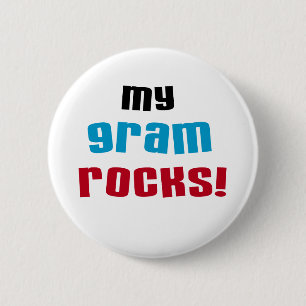 Meine Gram Rocks T - Shirt und Geschenke Button