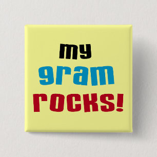 Meine Gram Rocks T - Shirt und Geschenke Button