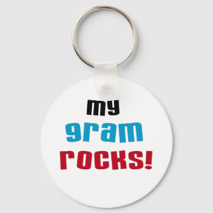Meine Gram Rocks T - Shirt und Geschenke Schlüsselanhänger