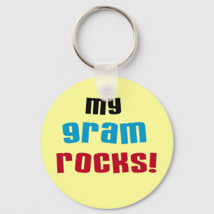 Meine Gram Rocks T - Shirt und Geschenke Schlüsselanhänger