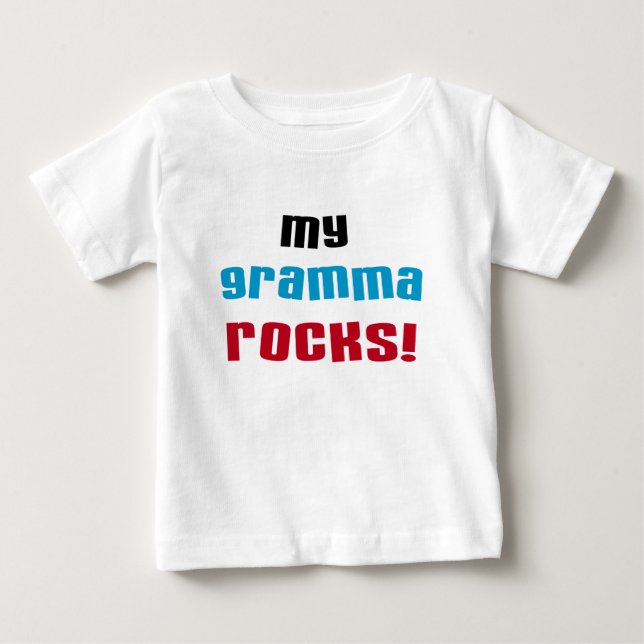 Meine Gramma Rocks T - Shirt und Geschenke (Vorderseite)