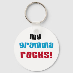 Meine Gramma Rocks T - Shirt und Geschenke Schlüsselanhänger